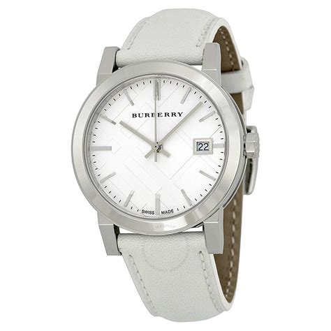 white leather burberry watch|Burberry watches for women.